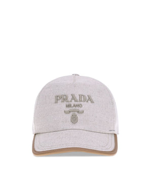 Prada Beige Cotton Baseball Cap