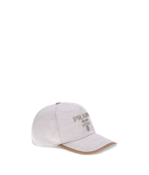 Prada Beige Cotton Baseball Cap
