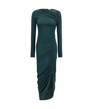 Ferragamo Green Viscose Casual Dress