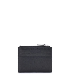 Valentino Garavani Black Calf Leather Bos Taurus Wallet