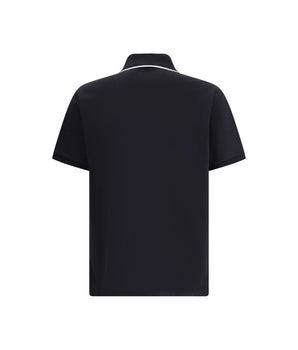 Gucci Black Cotton Polo Shirt