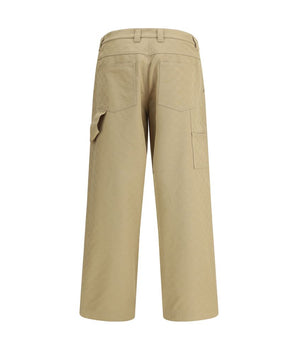 Gucci beige cotton casual trousers