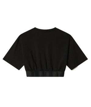 Comme Des Fuckdown Black Cotton Women T-Shirt