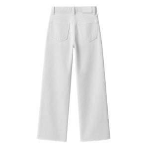 Hinnominate White Cotton Jeans & Pant