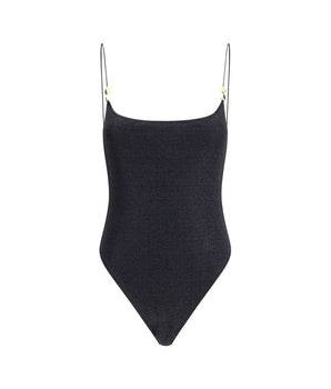 Oséree Black Polyamide One-Piece Swimsuit