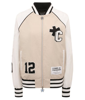 Comme Des Fuckdown Beige Cotton Jackets & Coat