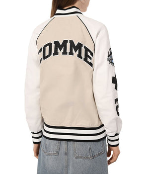 Comme Des Fuckdown Beige Cotton Jackets & Coat