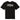 Comme Des Fuckdown Black Cotton Tops & T-Shirt