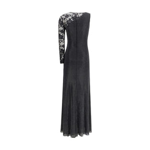 Self-Portrait Lace and rhinestone long Dress