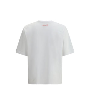 Dsquared² White Cotton T-Shirt