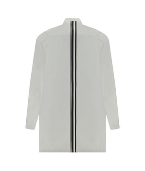 Mordecai White Cotton Pattern Shirt