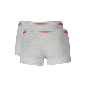 Aeronautica Militare Ropa interior de algodón gris