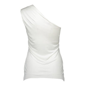 Love Moschino White Elastane Tops & T-Shirt