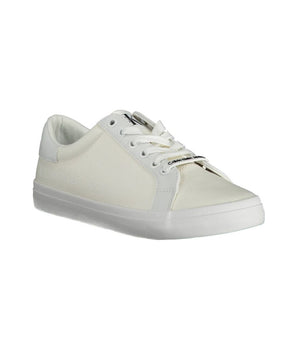 Calvin Klein White Cotton Sneaker