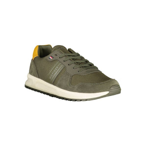 Tommy Hilfiger Green Polyester Sneakers