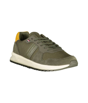 Tommy Hilfiger Green Polyester Sneakers