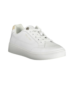 Tommy Hilfiger White Polyester Sneakers