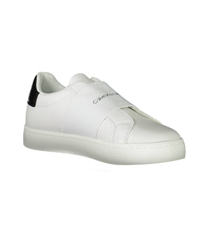 Calvin Klein White Polyester Sneakers