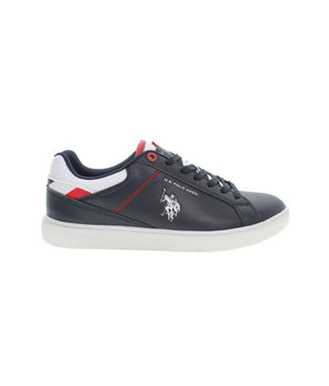 U.S. POLO ASSN. Blue Polyester Sneaker