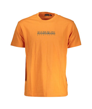 Napapijri Orange Cotton T-Shirt