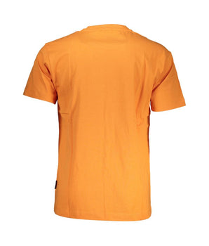 Napapijri Orange Cotton T-Shirt