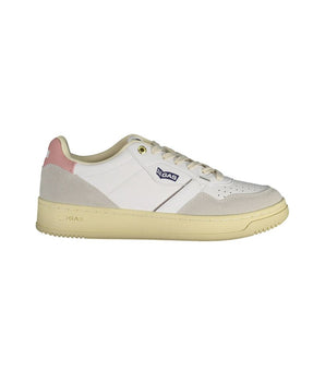 Gas White Artificial Leather Sneaker