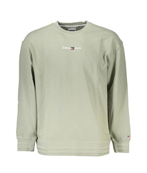 Tommy Hilfiger Green Cotton Men's Sweater