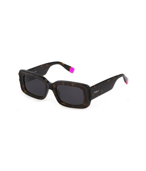 Furla Brown Plastic Women's Sunglass