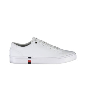 Tommy Hilfiger White Polyester Sneakers