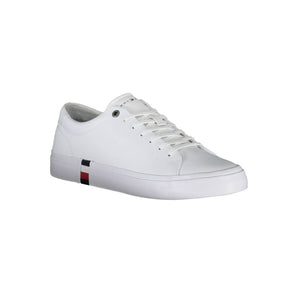 Tommy Hilfiger White Polyester Sneakers