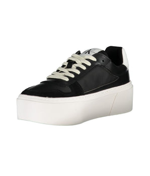 Calvin Klein Black Polyester Sneaker