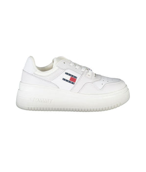 Tommy Hilfiger White Polyester Sneaker