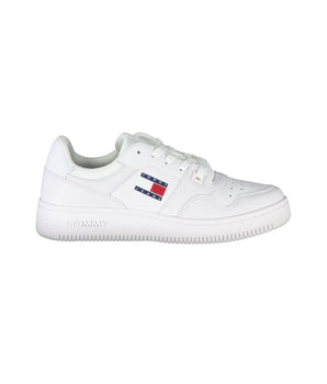 Tommy Hilfiger White Polyester Sneaker