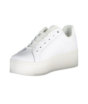 Tommy Hilfiger White Polyester Sneaker