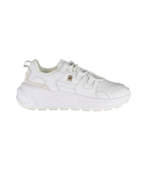 Tommy Hilfiger White Polyester Sneaker