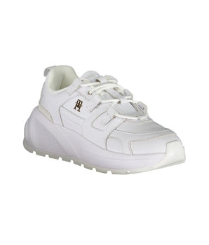Tommy Hilfiger White Polyester Sneaker