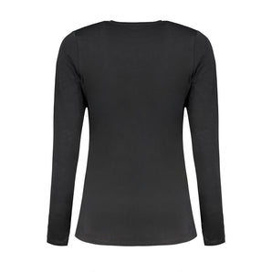 Pepe Jeans Black Cotton Tops & T-Shirt