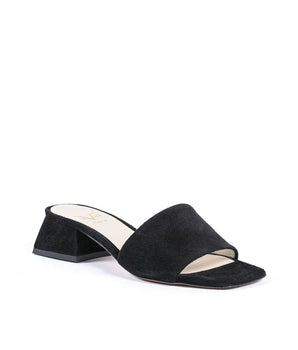 Black leather sandal 19V69 Italia