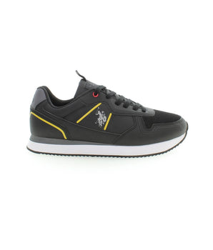 U.S. POLO ASSN. Black Polyester Sneaker