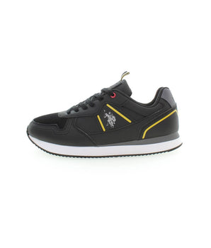 U.S. POLO ASSN. Black Polyester Sneaker