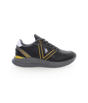 U.S. POLO ASSN. Black Polyester Sneaker