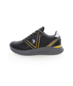 U.S. POLO ASSN. Black Polyester Sneaker