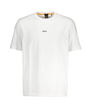 Hugo Boss White Cotton T-Shirt