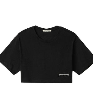 Hinnominate Black Cotton Women T-Shirt