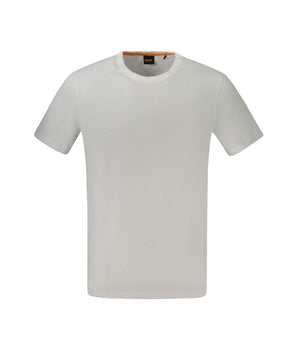 Hugo Boss White Cotton T-Shirt
