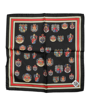 Pañuelo cuadrado de seda multicolor para hombre de Dolce &amp; Gabbana