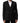 Emporio Armani Black Double Breasted Men Jacket Suit Blazer