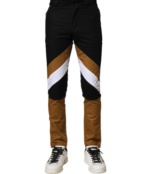 Pantalones Dolce &amp; Gabbana de algodón multicolor de corte entallado para hombre