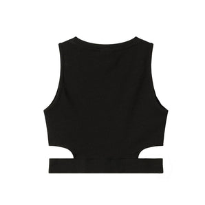 Comme Des Fuckdown Black Cotton Tops & T-Shirt