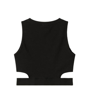 Comme Des Fuckdown Black Cotton Women Top